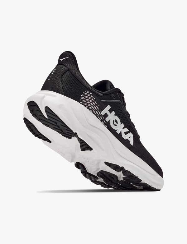 HOKA ARAHI 9 WIDE - נעלי ספורט גברים הוקה אראהי 9 רחבות בצבע שחור/לבן
