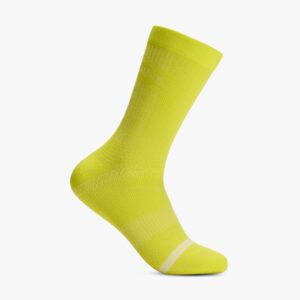 HOKA U TRAIL RUN CREW SOCK - גרבי ריצה בצבע סיטרוס