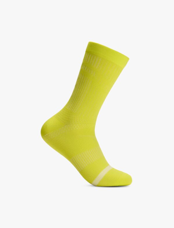 HOKA U TRAIL RUN CREW SOCK - גרבי ריצה בצבע סיטרוס
