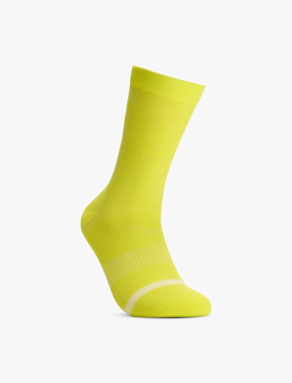 HOKA U TRAIL RUN CREW SOCK - גרבי ריצה בצבע סיטרוס