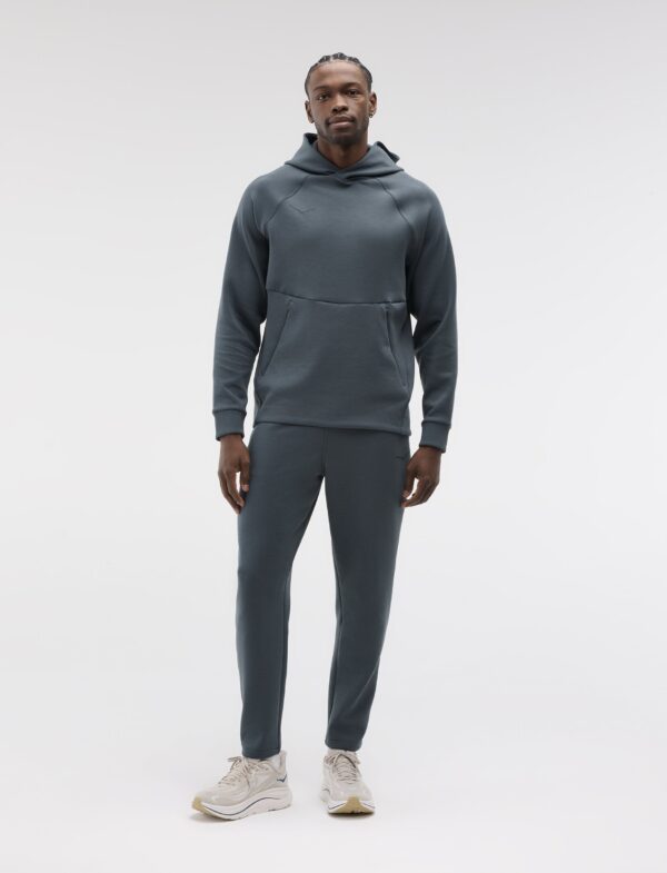 Hoka Essential Recovery Hoodie - סווטשירט הוקה לגברים בצבע נייבי דהוי