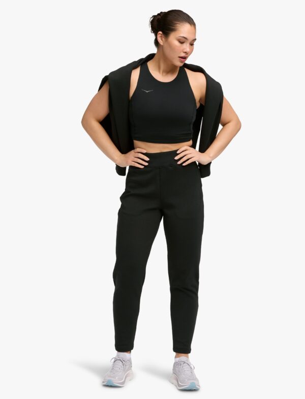 Hoka Essential Recovery Pant - מכנסי הוקה לנשים בצבע שחור