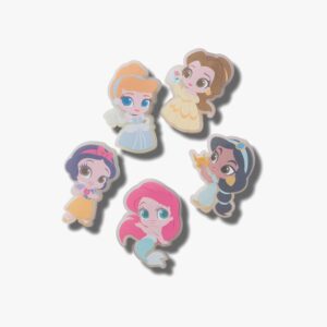 LED מארז 5 ג'יביטים קרוקס דיסני פרינסס - Crocs Jibbitz Disney Princess LED 5 Pack