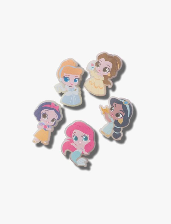 LED מארז 5 ג'יביטים קרוקס דיסני פרינסס - Crocs Jibbitz Disney Princess LED 5 Pack