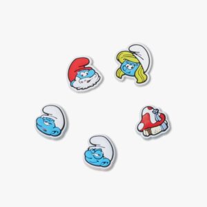 Crocs Jibbitz Smurfs - מארז 5 ג'יביטים קרוקס