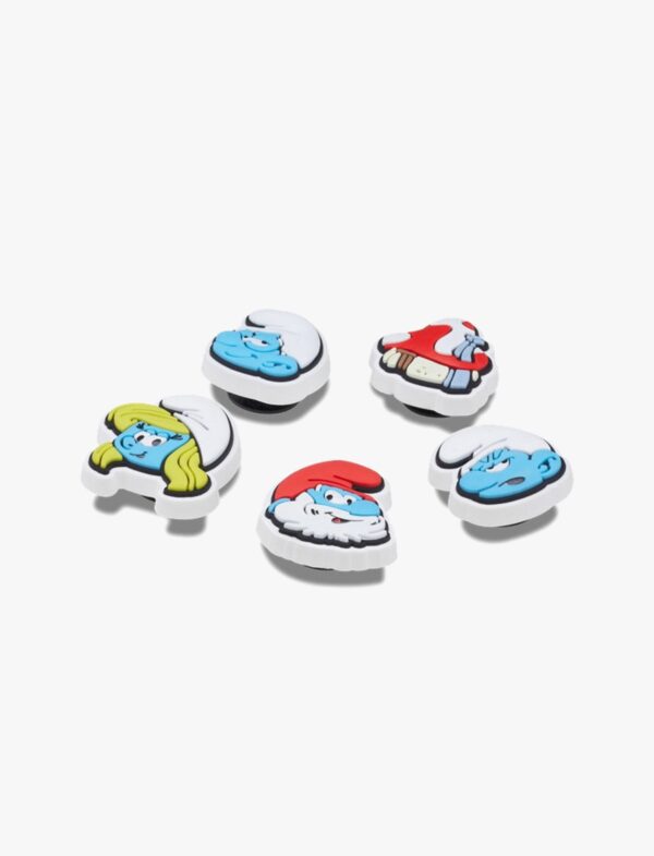 Crocs Jibbitz Smurfs - מארז 5 ג'יביטים קרוקס