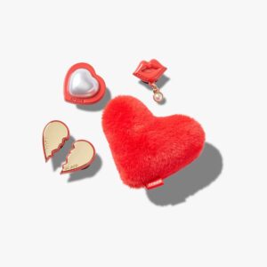 Crocs Red Valentines - מארז 5 ג'יביטים קרוקס