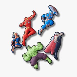 Crocs Jibbitz Avengers Heroes -מארז 5 ג'יביטים קרוקס
