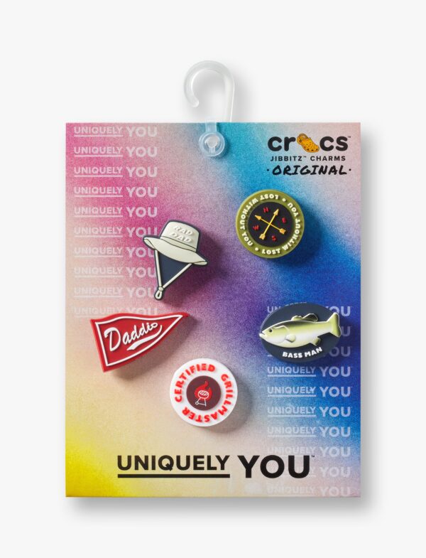 Crocs Jibbitz Fathers Day - מארז 5 ג'יביטים קרוקס