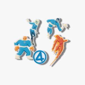 Crocs Marvel Fantastic 4 - מארז 5 ג'יביטים קרוקס