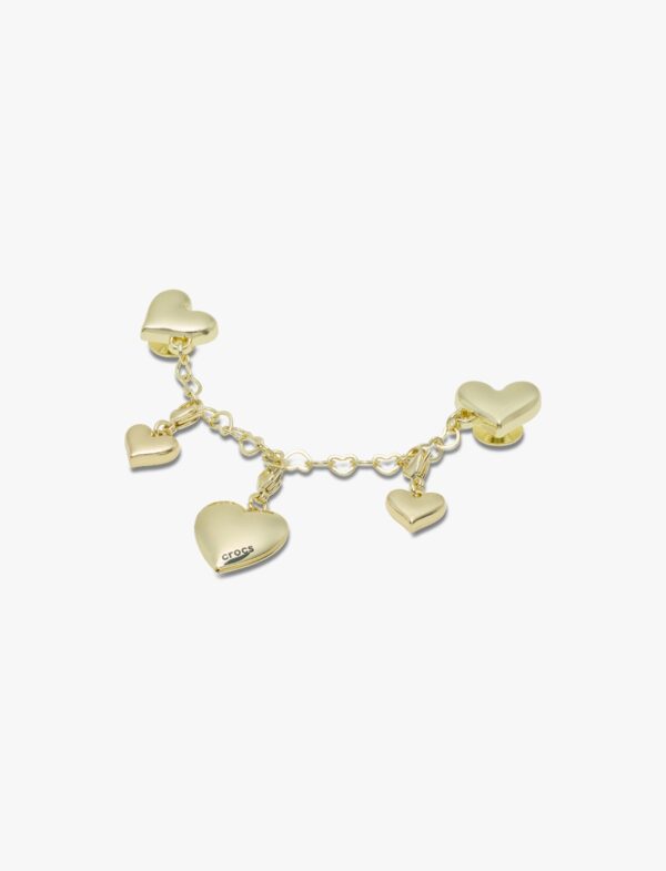 Crocs Gold Heart Chain - שרשרת ג'יביטים לקרוקס