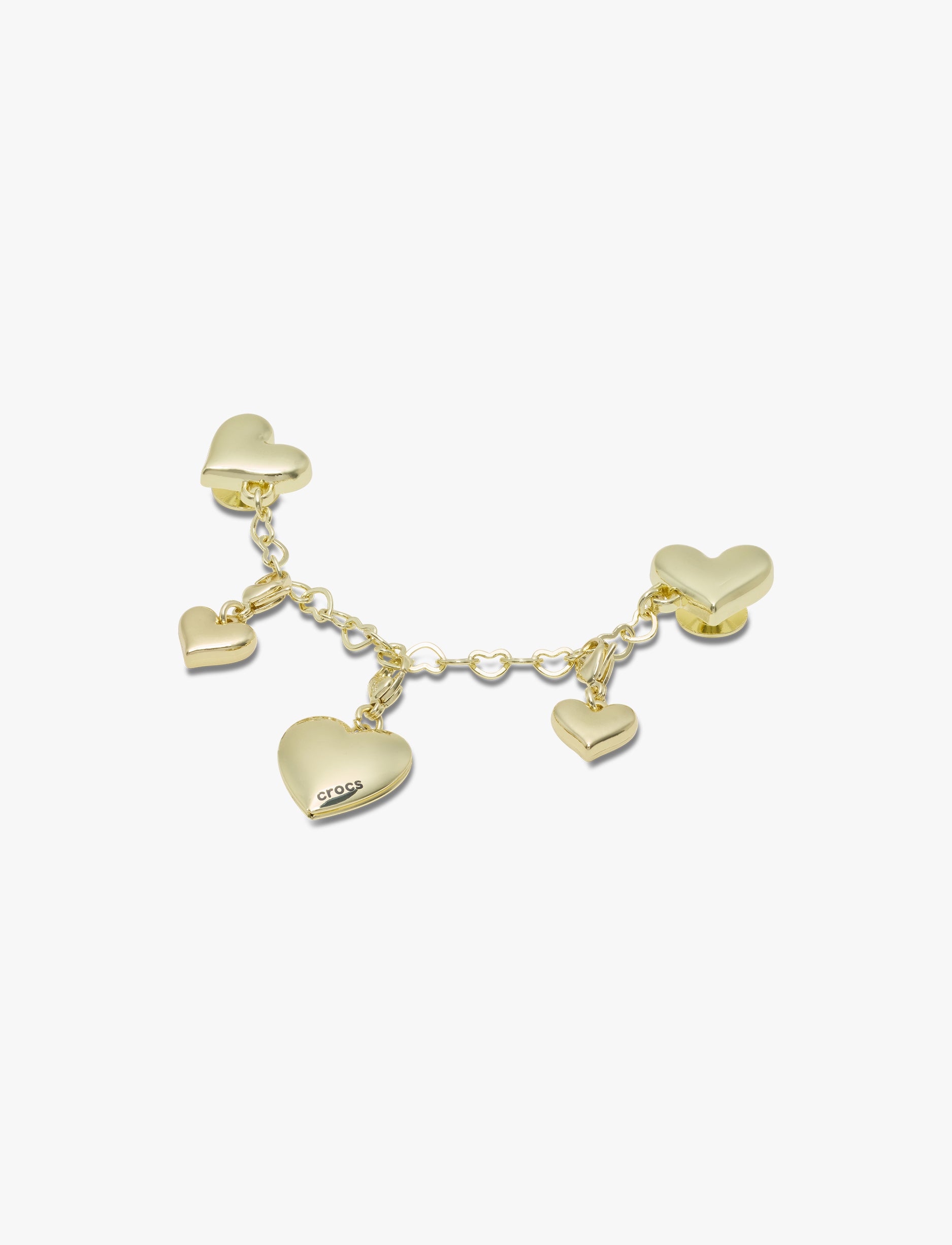 Crocs Gold Heart Chain - שרשרת ג'יביטים לקרוקס
