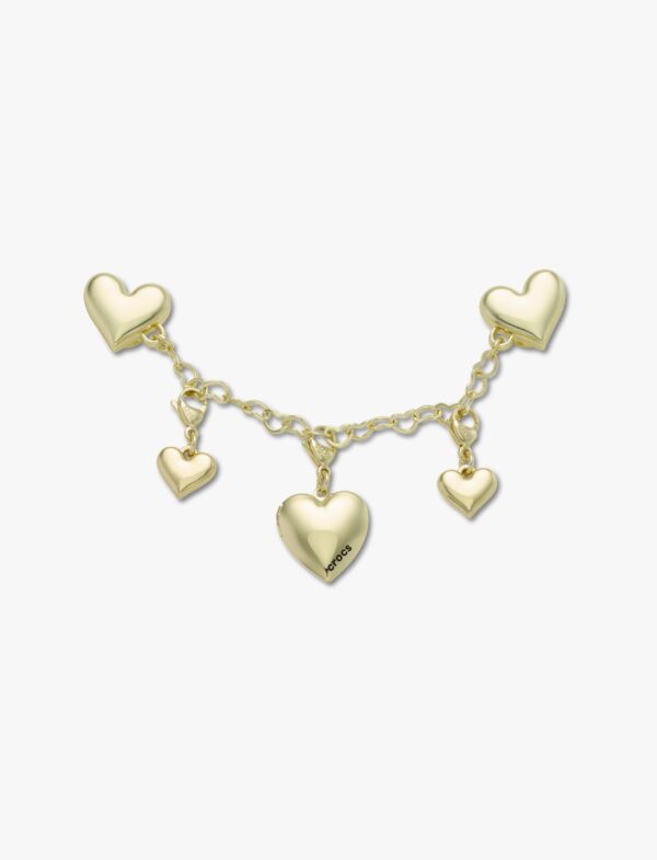 Crocs Gold Heart Chain - שרשרת ג'יביטים לקרוקס