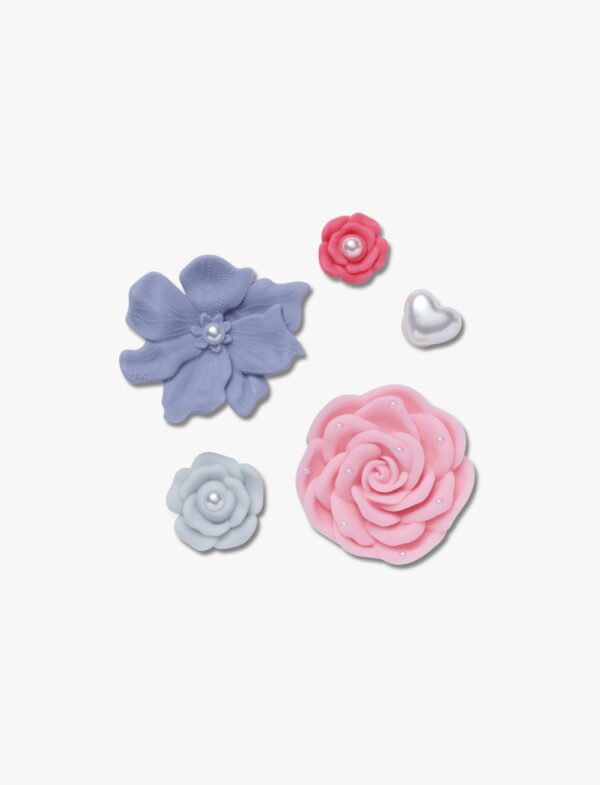 Crocs Boho Flowers - מארז 5 ג'יביטים קרוקס