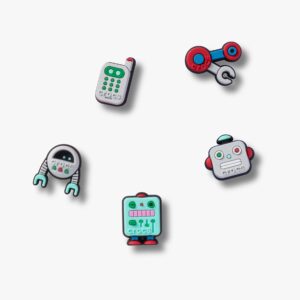 Crocs Jibbitz Robot Friend - מארז 5 ג'יביטים קרוקס