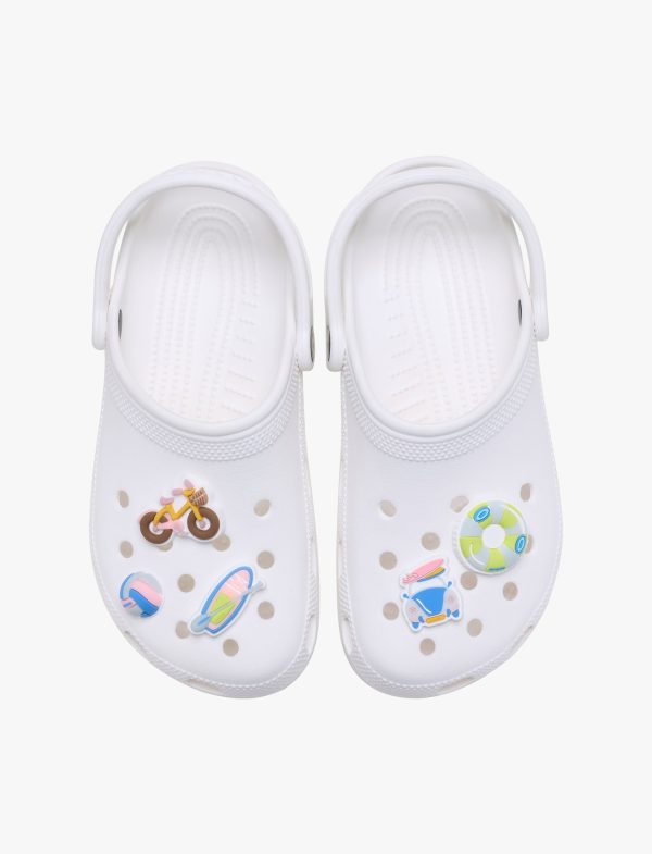 Crocs Jibbitz UV Changing Beach - מארז 5 ג'יביטים קרוקס חוף משני צבע בשמש
