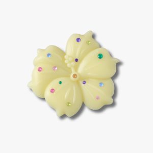 Crocs Jibbitz Mega Yellow Gem Hibiscus - ג'יביט קרוקס