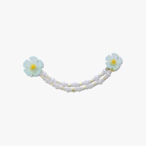 Crocs Jibbitz Blue Flower and Pearl Chain - ג'יביטים קרוקס