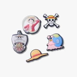 Crocs Jibbitz One Piece Luffy - מארז 5 ג'יביטים קרוקס