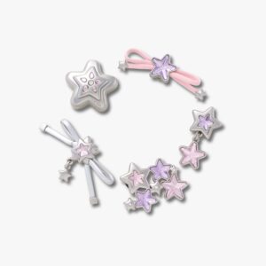 Crocs Jibbitz Stars and Bows 5 Pack - מארז 5 ג'יביטים קרוקס כוכבים ופפיונים