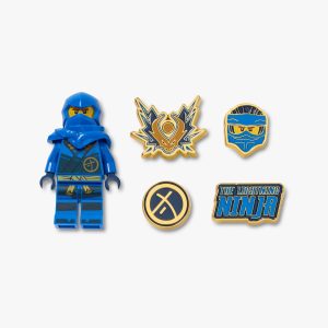 Crocs Jibbitz Ninjago Jay - מארז 5 ג'יביטים קרוקס נינג'גו ג'יי
